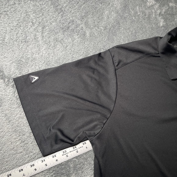 Antigua Men's Golf Shirt SZ XL Black New York Mets Embroidered Logo Polyester - Picture 9 of 16
